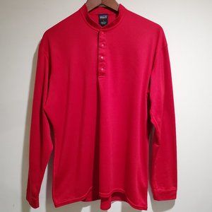 Patagonia Red Capilene Long Sleeve Base Layer - Size Large